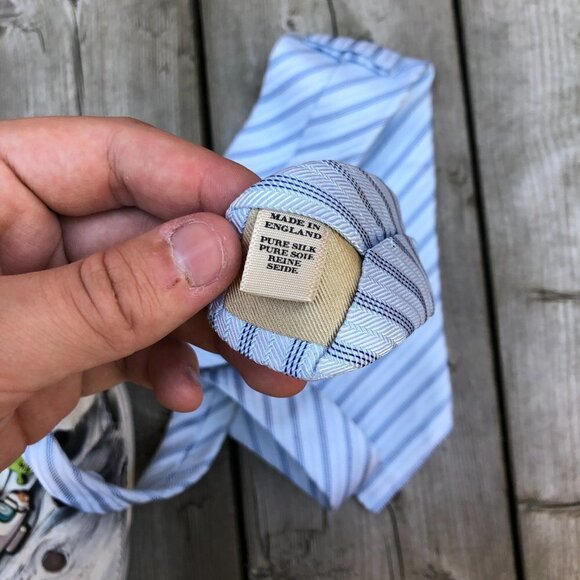 Vintage Burberry Striped Tie - Picture 3 of 5